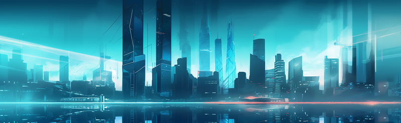 城市线条光倒影手绘场景,插画/手绘图,插画/手绘图库,插画/手绘图下载,插画/手绘